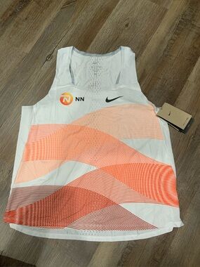 New Nike Aeroswift NN 2023 Running Singlet DV7719-116 Kipchoge Womens Sz L